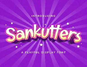 Sankutters font