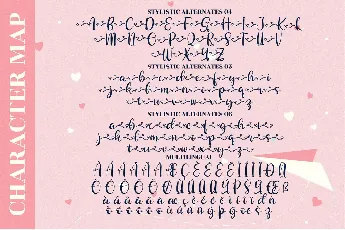 Syahrine love font