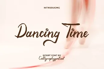 Dancing Time Demo font