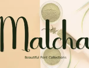 Matcha Script font