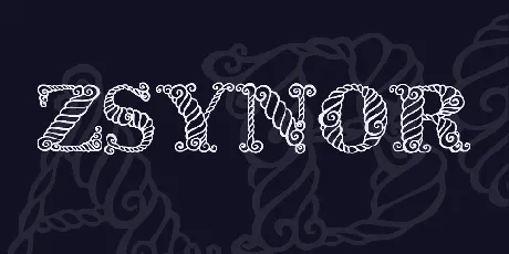 Zsynor font