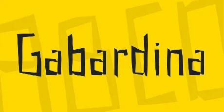 Gabardina font