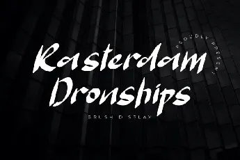 Rasterdam Dronships font