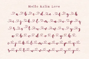 Hello Kalin font