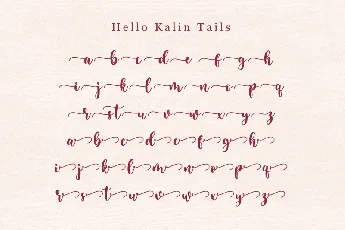 Hello Kalin font