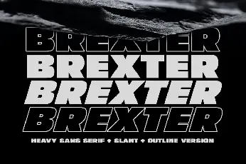 Brexter font