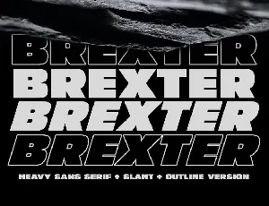 Brexter font