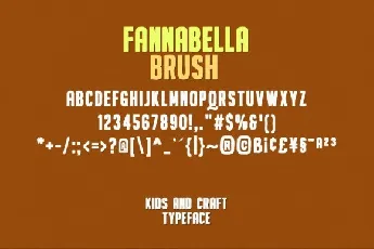 Fannabella Display font