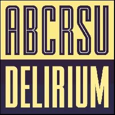 FTY DELIRIUM NCV font