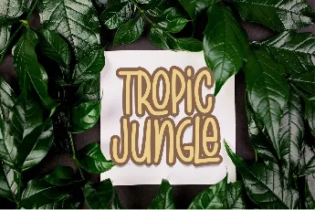 Tropic Jungle font