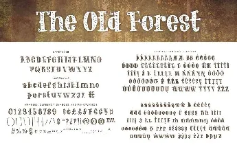 The Old Forest Handdrawn Serif font