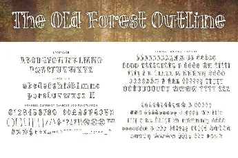 The Old Forest Handdrawn Serif font