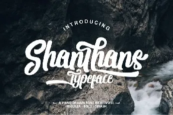 Shanthans Script font