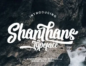 Shanthans Script font