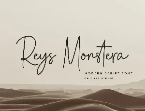 Reys Monstera font