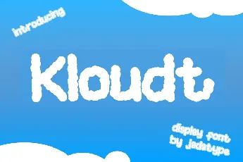 Kloudt font