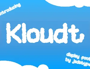 Kloudt font