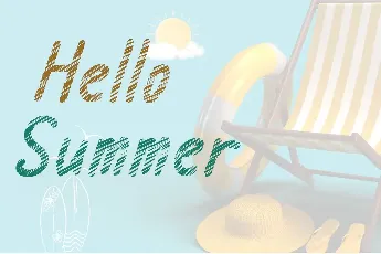 Nice Summer font