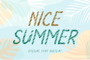 Nice Summer font