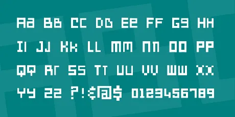 SD Reverse Generation font