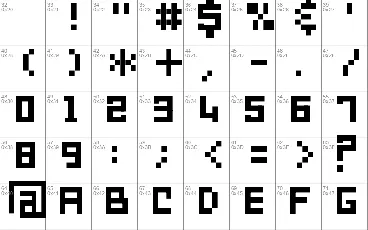 SD Reverse Generation font