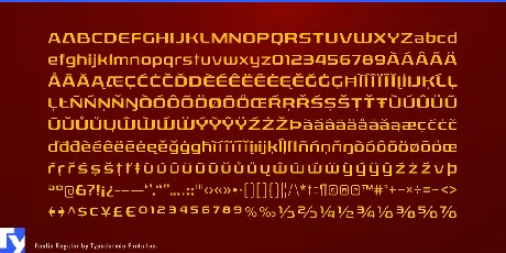 Rexlia font