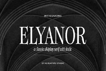 Elyanor font