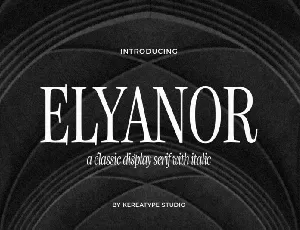 Elyanor font