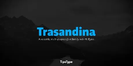 Trasandina Family font