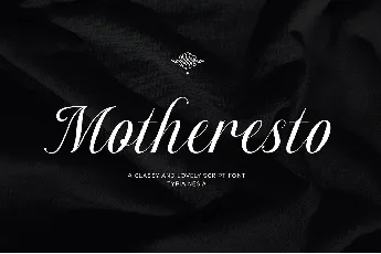 Motheresto font