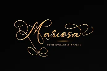 Mariosa Script font