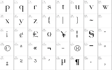 Abygaer font