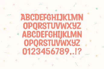 Party Confetti font