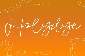 Holidye font