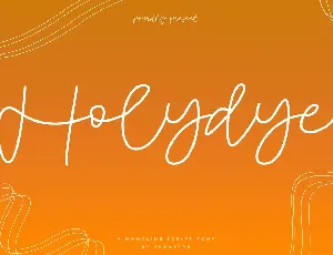 Holidye font