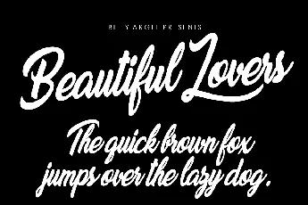 Beautiful Lovers Personal Use font