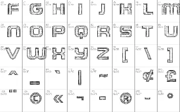 THE WIREFRAME Demo font