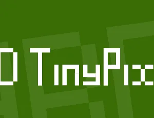 SD TinyPixy font