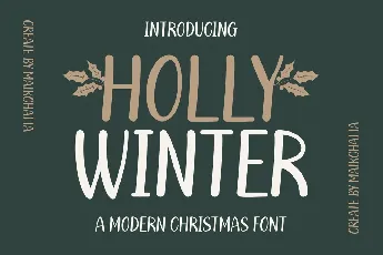 Holly Winter font