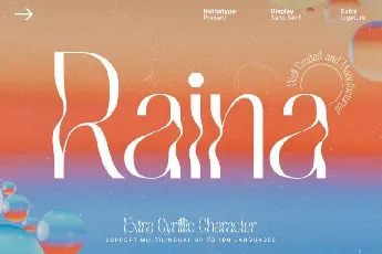 Raina font