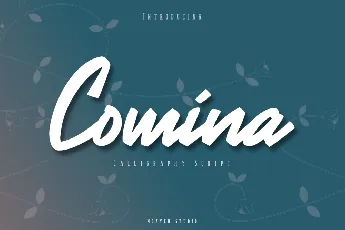 Comina font