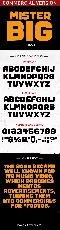 Mister Big font