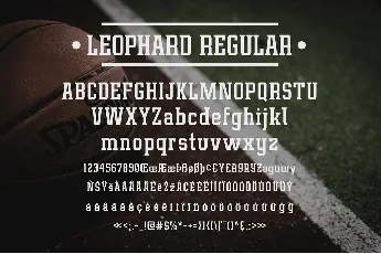 Leophard Family font