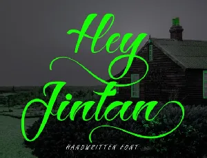 Hey Jintan font