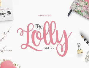 The Lolly font