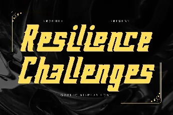 Resilience Challenges Demo font