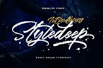 Styledeep Brush font