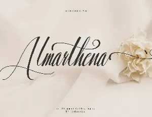 Almarthena font