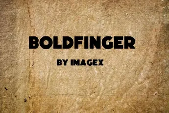 Boldfinger font