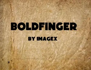 Boldfinger font